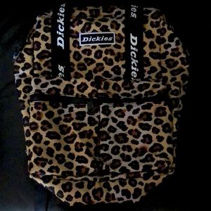 Dickies Cheetah Print Laptop Backpack Purse